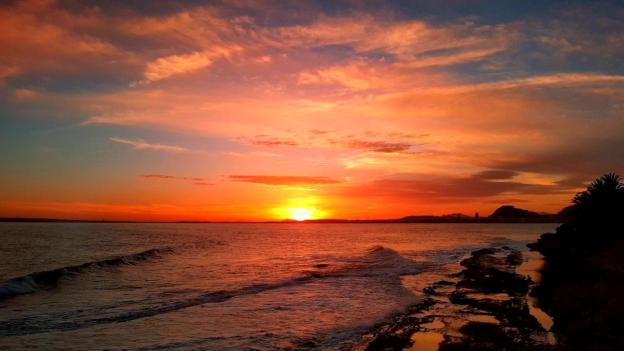 Atardecer en Alicante
